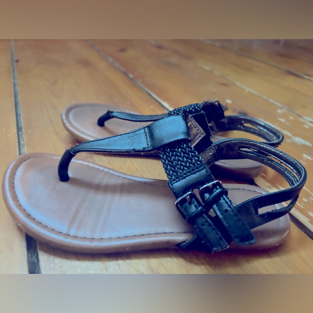 Justice sandals.